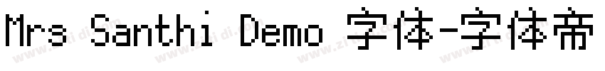 Mrs Santhi Demo 字体字体转换